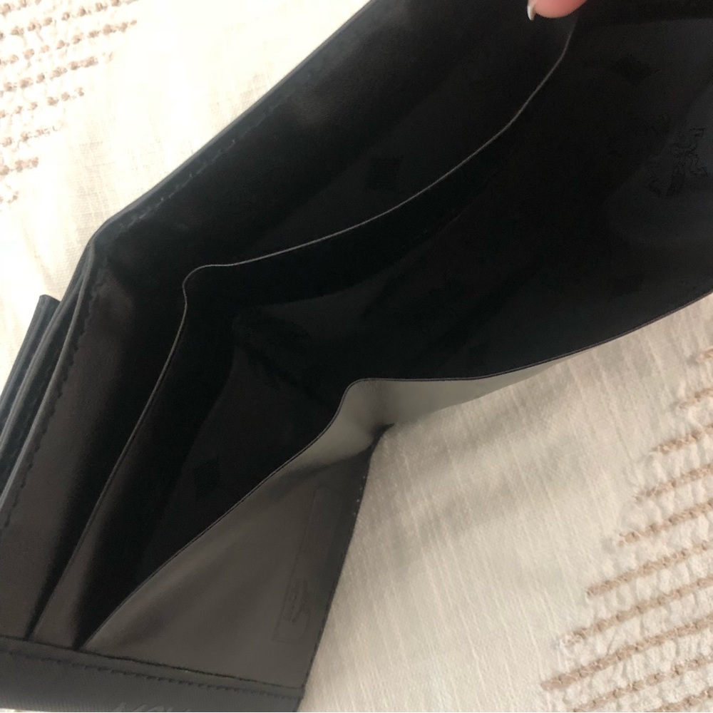 Mcm Black Monogram Wallet - image 8